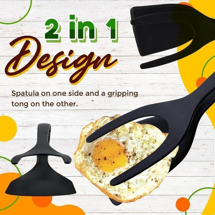 Multi-Purpose Kitchen Spatula: Non-Stick, 2-in-1 Design