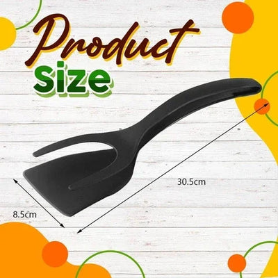 Multi-Purpose Kitchen Spatula: Non-Stick, 2-in-1 Design