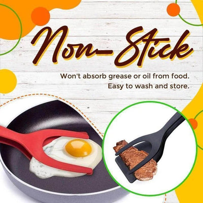 Multi-Purpose Kitchen Spatula: Non-Stick, 2-in-1 Design