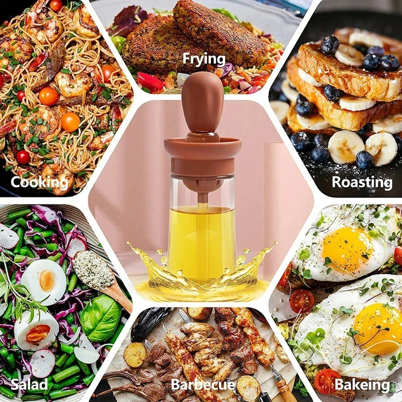 Kitchen Silicone Oil Bottle