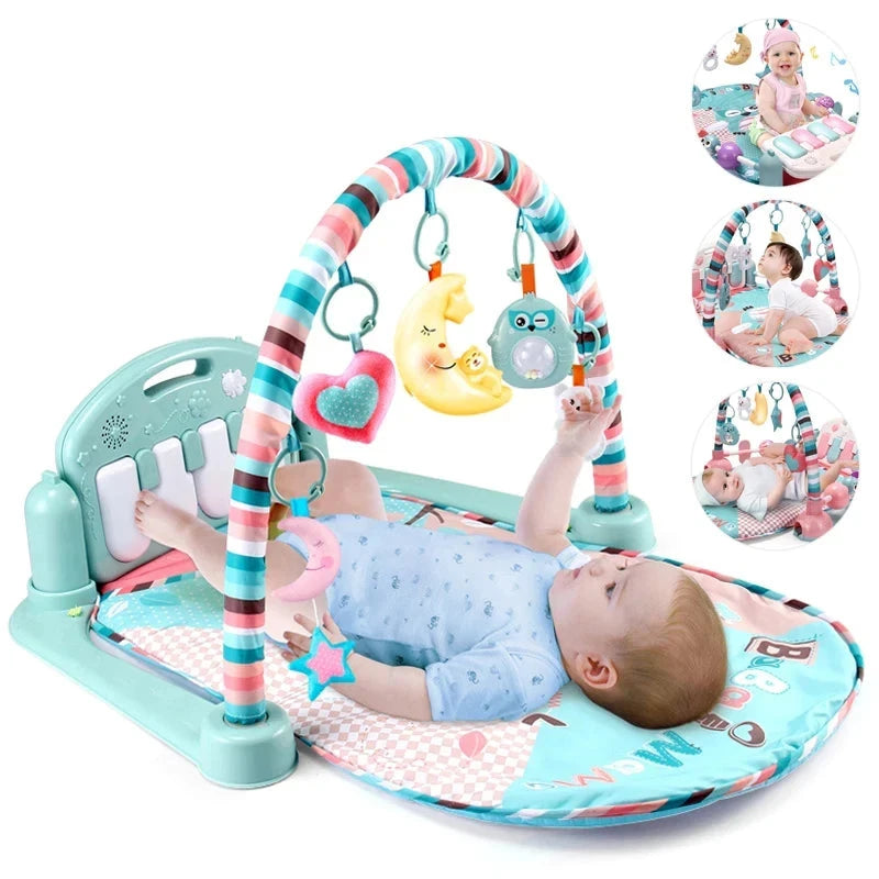 Baby Crawling Blanket with Pedal Game & Toys