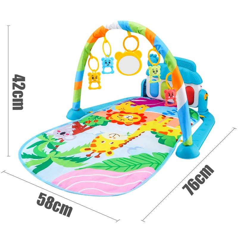 Baby Crawling Blanket with Pedal Game & Toys