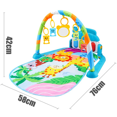 Baby Crawling Blanket with Pedal Game & Toys